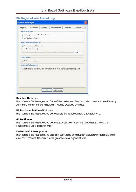 StarBoard Software Handbuch 9.2
