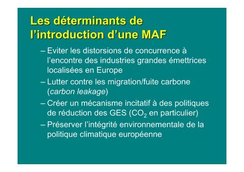 Droit de l'OMC et mesures d'ajustement aux frontiÃ¨res - CERIC