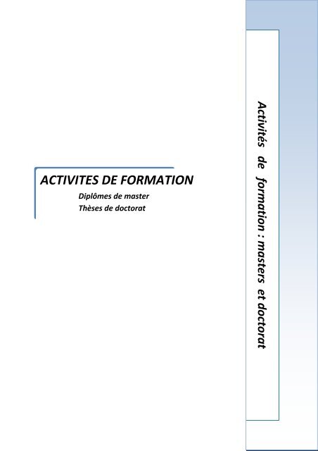 (UMR 6201) Rapport d'ActivitÃ©s - CERIC - Univ-cezanne.fr