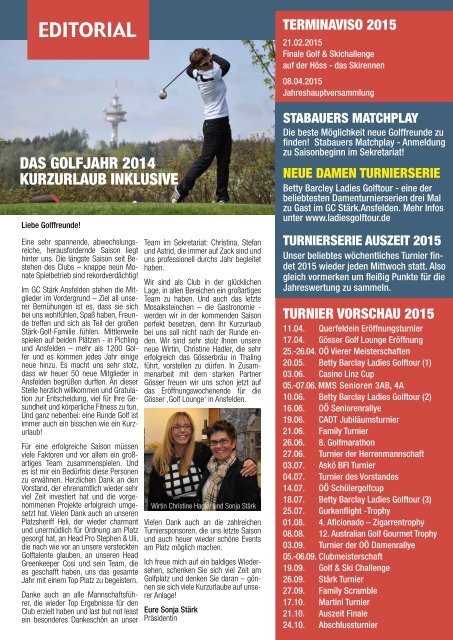 Clubzeitung 2014