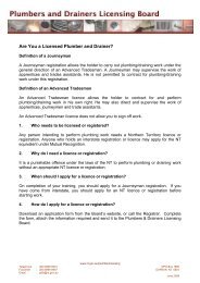 Are You a Licensed Plumber and Drainer? - Plumbers and Drainers ...