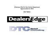 Don Tipton - DealersEdge