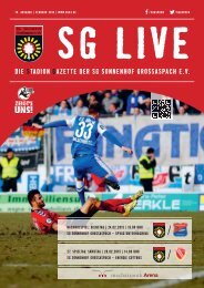 SG LIVE / DIE STADION GAZETTE DER SG SONNENHOF GROSSASPACH E.V.