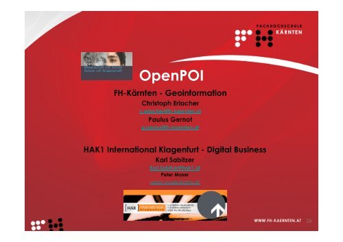 OpenPOI Portal - Eurogeo