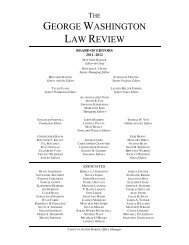 Volume 80 Masthead - The George Washington Law Review