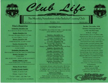 View PDF - The Sedalia Country Club