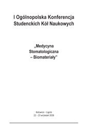 I Ogólnopolska Konferencja Studenckich Kół Naukowych