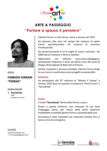 ARTE A PASSEGGIO âPortare a spasso il pensieroâ - Art-emisia.com