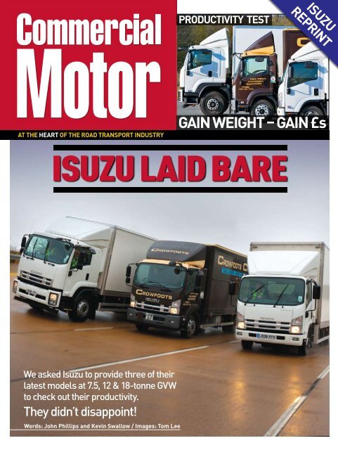 ISUZU LAID BARE - Isuzu Trucks