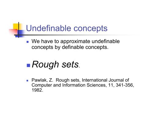 rst09 panel - Rough Sets Theory