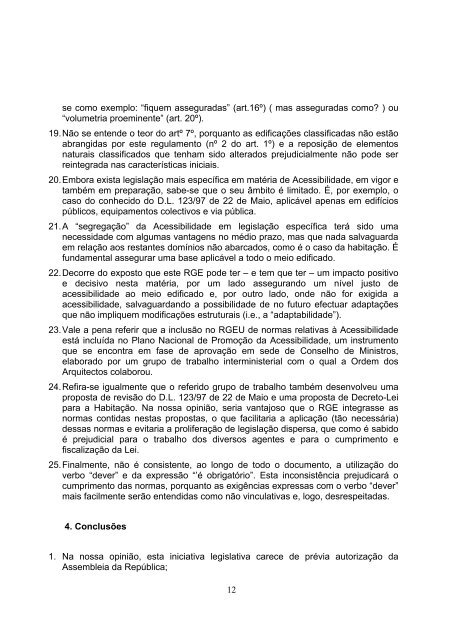 REVISO DO RGEU - Ordem dos Arquitectos Secção Regional Norte