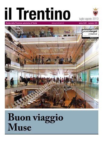 Buon viaggio Muse - Ufficio Stampa - Provincia autonoma di Trento