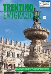 Trentino Emigrazione - Ufficio Stampa - Provincia autonoma di Trento