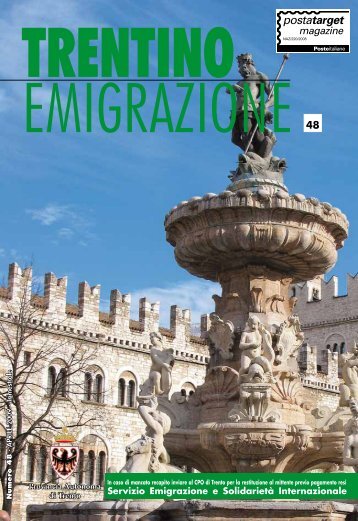 Trentino Emigrazione - Ufficio Stampa - Provincia autonoma di Trento