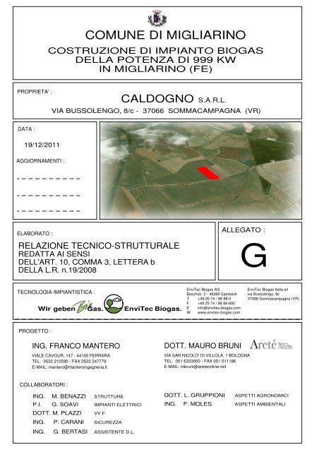 allegato g - relazione strutturale