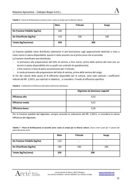 allegato e - relazione agronomica