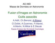 Fusion d'Images en Astronomie Outils associÃ©s - Centre de ...