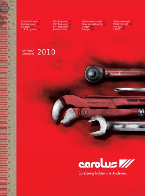 Carolus 3000.02 Bit-Box "BICOLOR" 1/4" 31-teilig