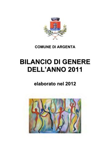 BILANCIO DI GENERE DELL'ANNO 2011 - Comune di Argenta