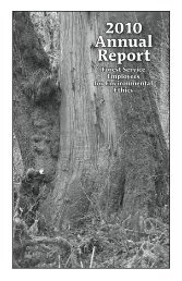 Annual Report - Forest Service Employees for Environmental Ethics