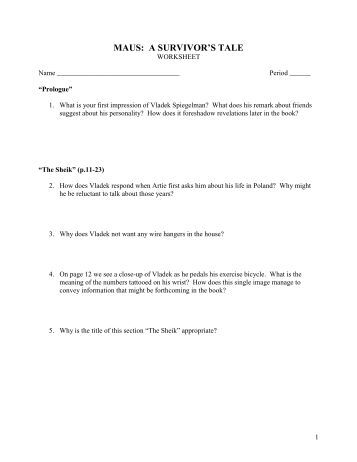 Maus essay topics