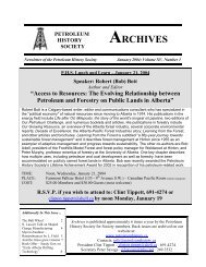 PDF format - The Petroleum History Society of Canada