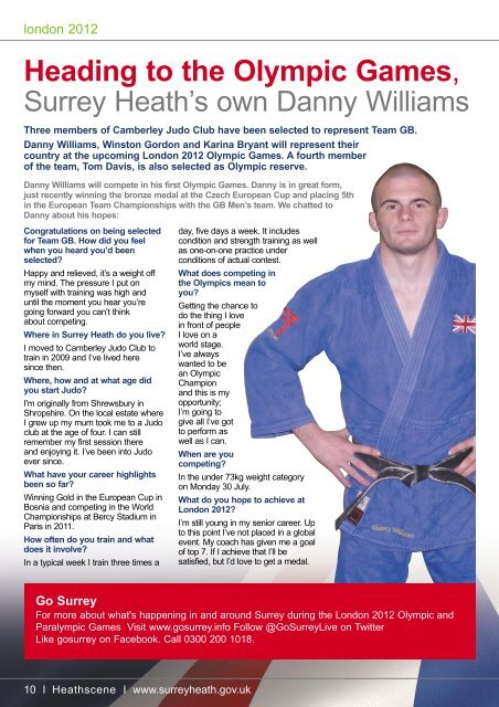 to view Heathscene magazine featuring Danny Williams on page 10