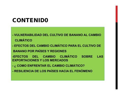 Cambio climÃ¡tico - AsociaciÃ³n de Exportadores de Banano del ...