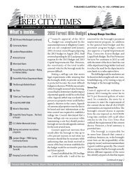 Tree City Times - Borough of Forest Hills, PA