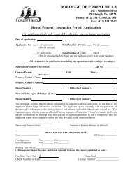 Rental Property Inspection Permit Application - Borough of Forest ...