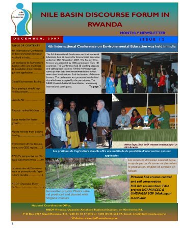 Read NBDF Newsletter Issue N. 12 - NBDF Rwanda