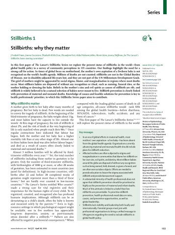 1. Stillbirths: why they matter - ResearchGate