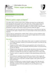 Pelvic organ prolapse