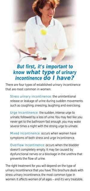 Stress Urinary Incontinence in Women