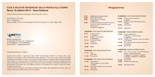 brochure - Azienda Complesso Ospedaliero San Filippo Neri