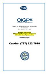 Cuadro: (787) 722-7070 - Junta de Planificación de Puerto Rico