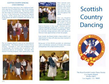 Scottish Country Dancing - RSCDS Los Angeles