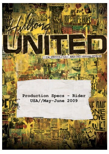 Hillsong UNITED 09 Production Specs - May-June USA - Radie.us