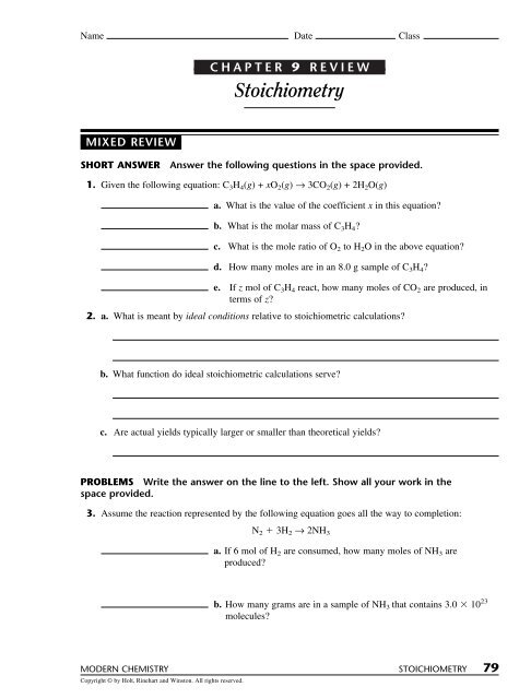 32-stoichiometry-chapter-9-review-ellyseireann