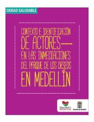 Contexto e identificación de actores en las inmediaciones del Parque de los Deseos en Medellín