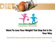 Want To Lose Your Weight? Eat Stop Eat Is On Your Way 