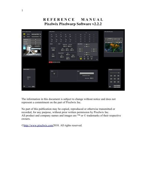 wideimage software manual wideimage software manual