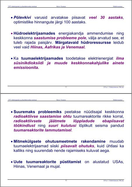 ELEKTRIVARUSTUS - Energia- ja geotehnika doktorikool II