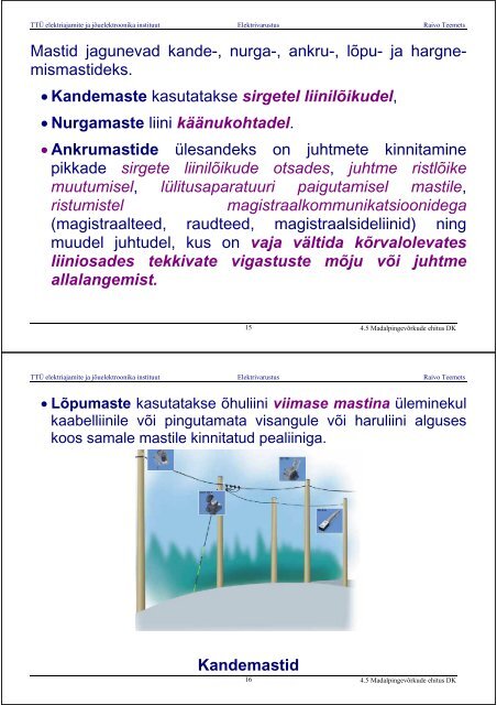 ELEKTRIVARUSTUS - Energia- ja geotehnika doktorikool II