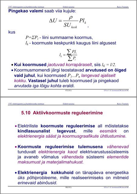 ELEKTRIVARUSTUS - Energia- ja geotehnika doktorikool II