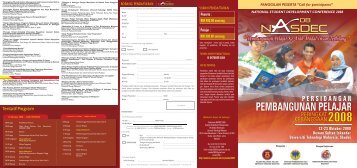 Brosur Panggilan Peserta - space seminar main page
