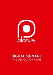Digital Signage Report 2011 - planus media GmbH