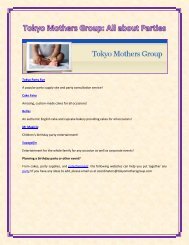 Tokyo Mothers Group: All about Parties.pdf
