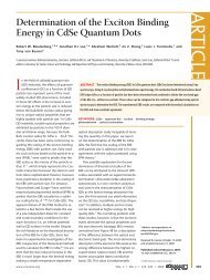 Determination of the Exciton Binding Energy in CdSe Quantum Dots