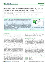 Investigation of the Emission Mechanism in Milled SrAl2O4:Eu, Dy ...